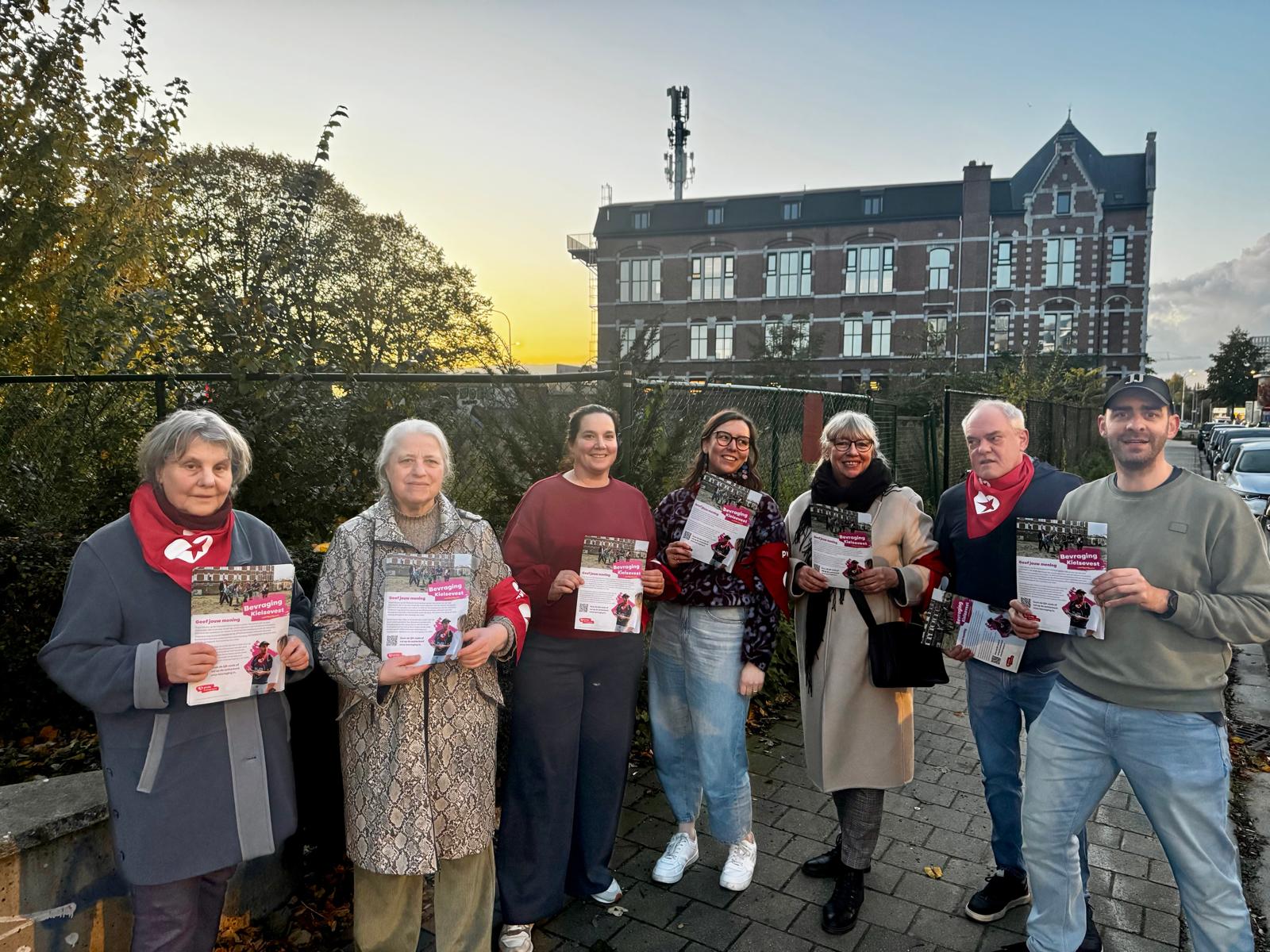 PVDA bevraagt buurtbewoners over toekomst van Kielsevest